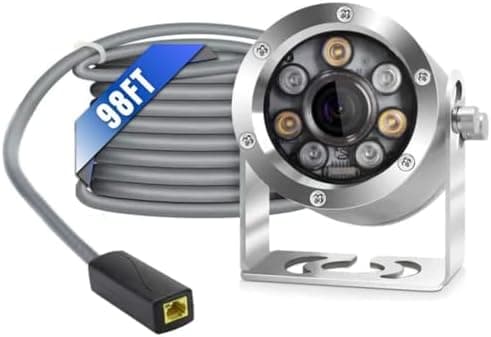 Barlus HD 5MP Underwater POE Camera — Fill Light, 98ft Cable
