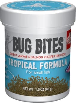 Fluval Bug Bites Tropical Fish Food — Small Granules, 1.6 oz