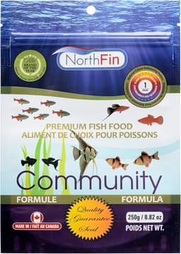 NorthFin Community Formula — 1mm Slow-Sinking Pellets, 250g